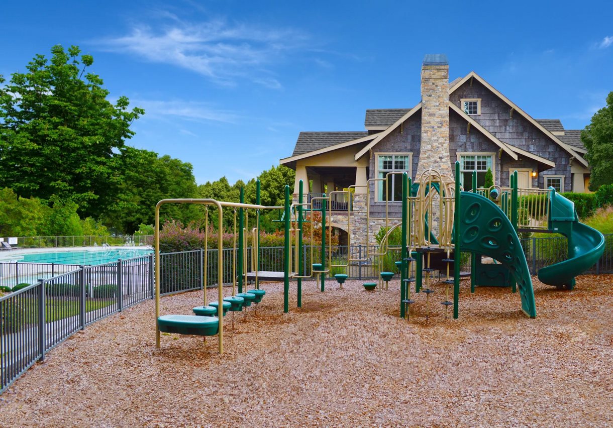 Grandkids will enjoy the Handsmill Clubhouse Playground and Pool