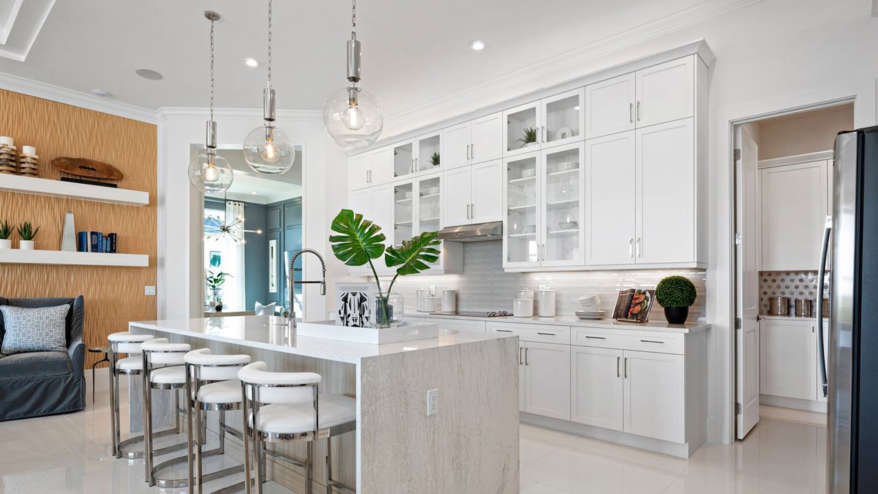 Jordan Model Home | Island Kitchen 