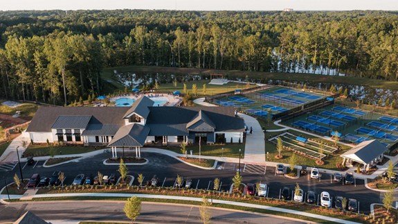 Aerial of Front Exterior of Club Cresswind