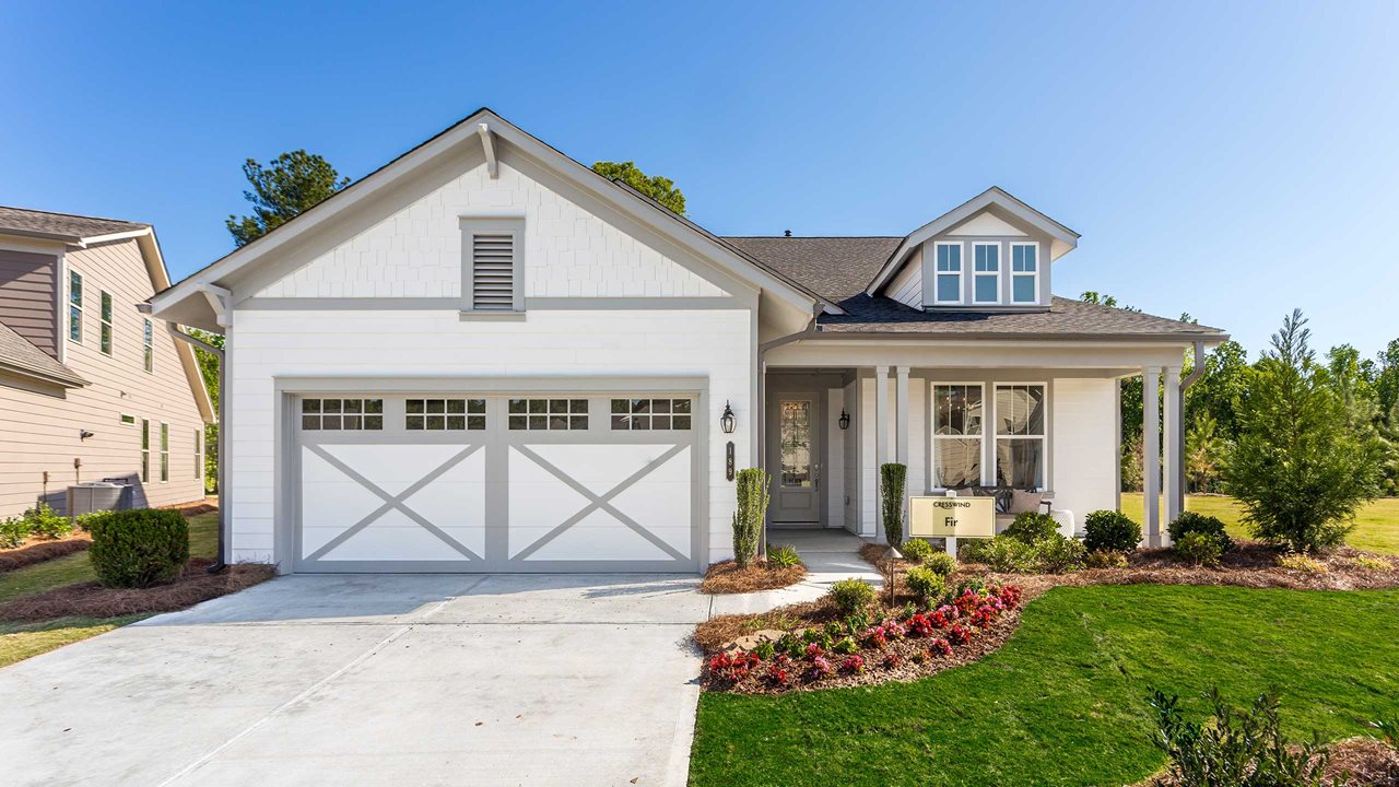 Fir model home front elevation