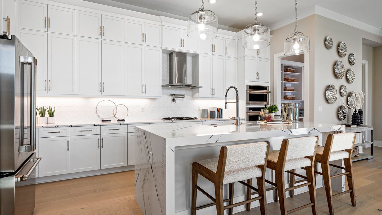 Madison Model Home | Island kitchen 