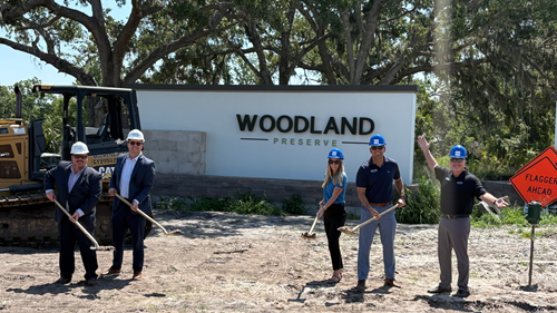 Entrance Groundbreaking & Clubhouse Progress for Kolter Homes' 55+ Community