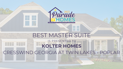Kolter Homes Wins Best Owner’s Suite at Parade of Homes Kolter Homes Wins Best Owner’s Suite at Parade of Homes